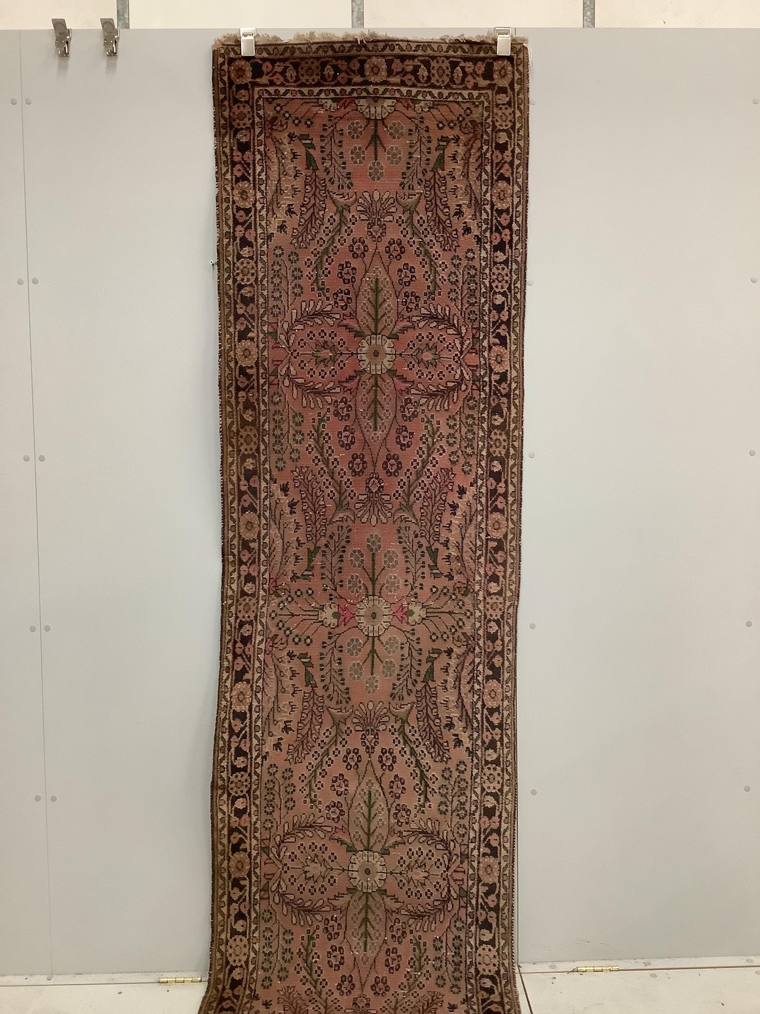 A Heriz runner, 562 x 76cm